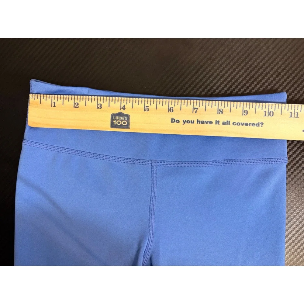 Nike Dri-FIT Women Small Blue High Rise Athletic Leggings 7/8 Tights